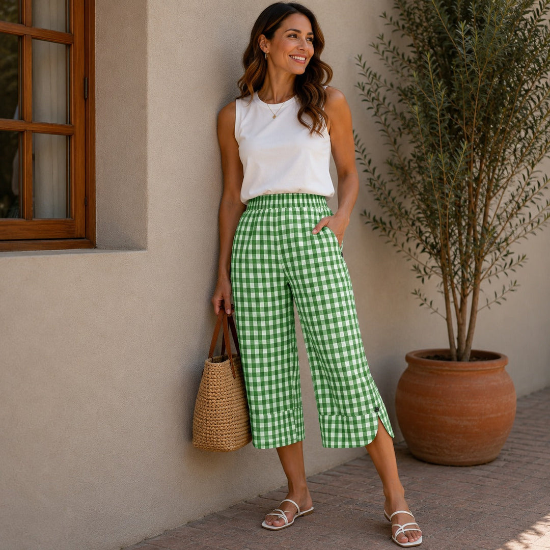 Culotte Ravena™ en Coton-Lin avec Coupe Légère et Confortable