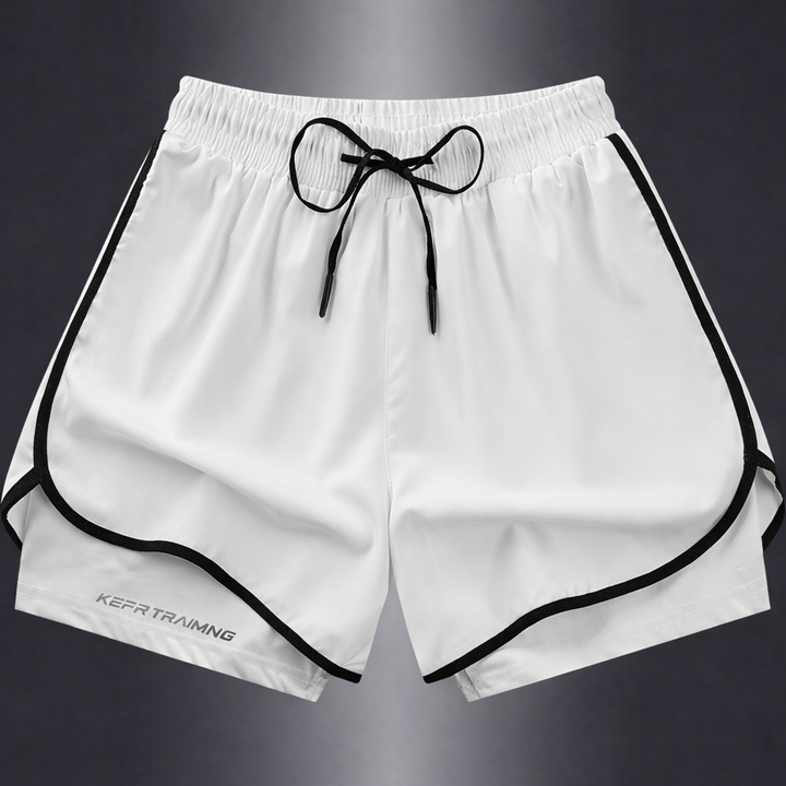 Shorts de sport géométriques pour femmes – Stylés et respirants pour le fitness et la course