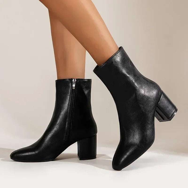 Chaussures Dirndl Femme | Avec Fermeture Éclair Latérale