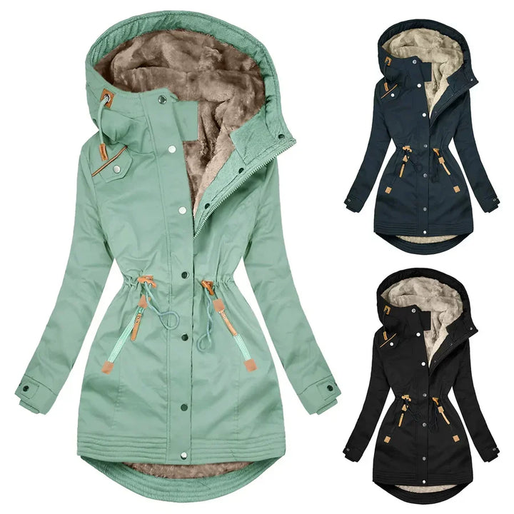 Eyla - Veste de parc pour femmes, douillette et imperméable