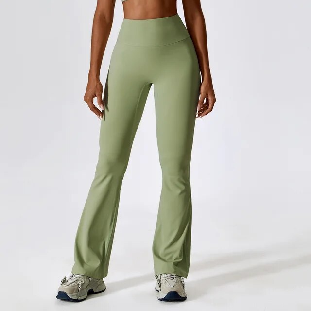 Pantalon de yoga évasé pour femmes