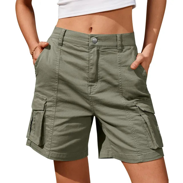 Tilda | Shorts Cargo Femme avec Poches Cargo Coupe Relaxed