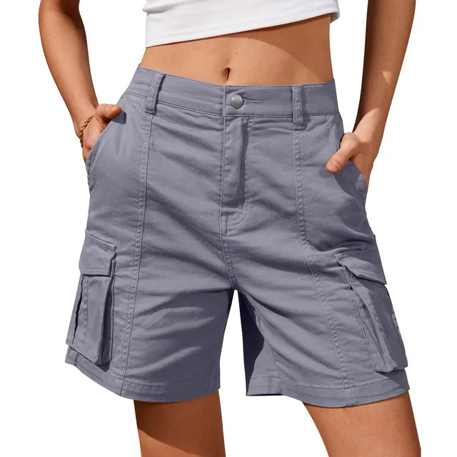 Tilda | Shorts Cargo Femme avec Poches Cargo Coupe Relaxed