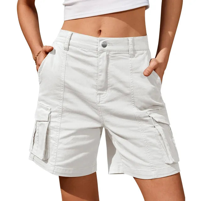 Tilda | Shorts Cargo Femme avec Poches Cargo Coupe Relaxed