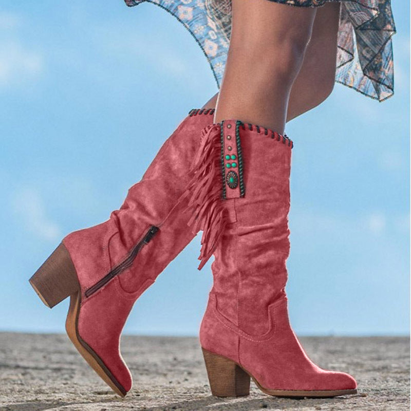 Bottes à talons hauts pour femmes