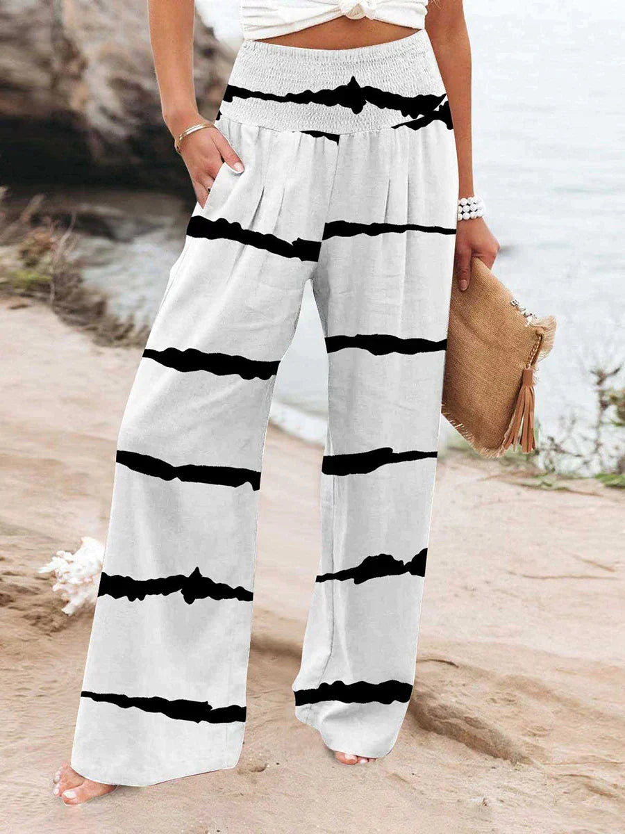 ELODIE - Pantalons Palazzo