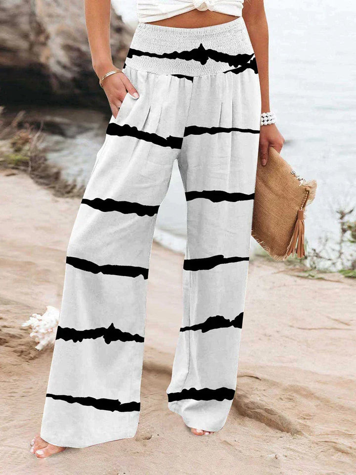 ELODIE - Pantalons Palazzo