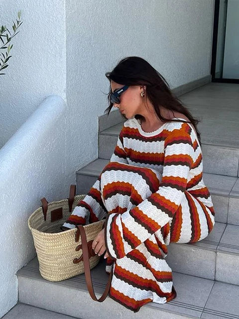 Emmia™ | Robe en coton tricotée pour femmes