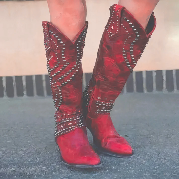 Bottes de cowboy montantes pour femmes | Vintage