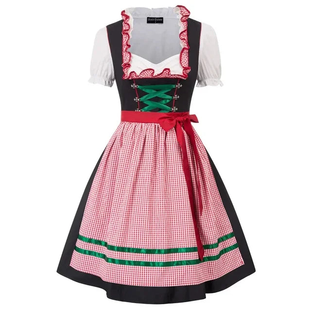 Robe Dirndl Mini Oktoberfest pour Femmes