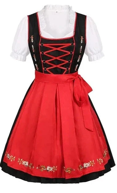 Robe Dirndl Mini Oktoberfest pour Femmes
