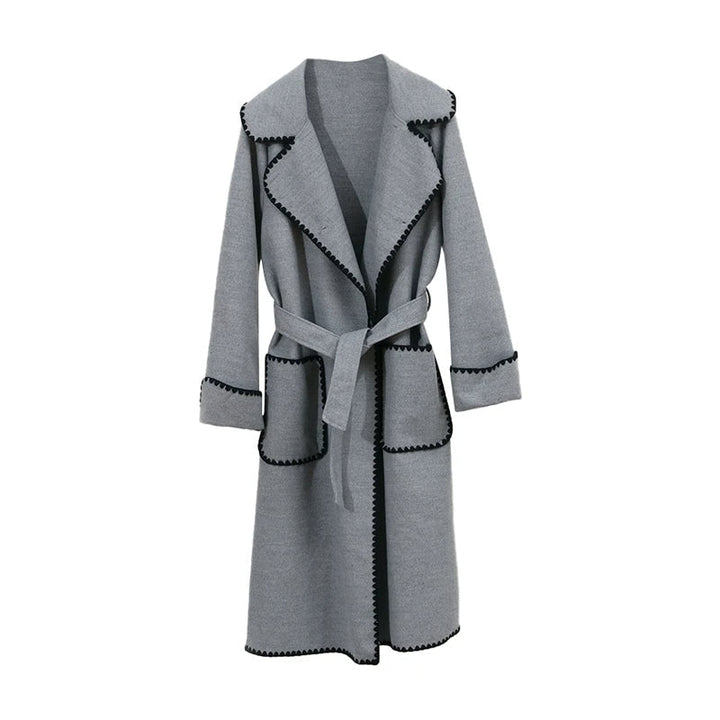 Manteau pour femmes avec col revers et poches