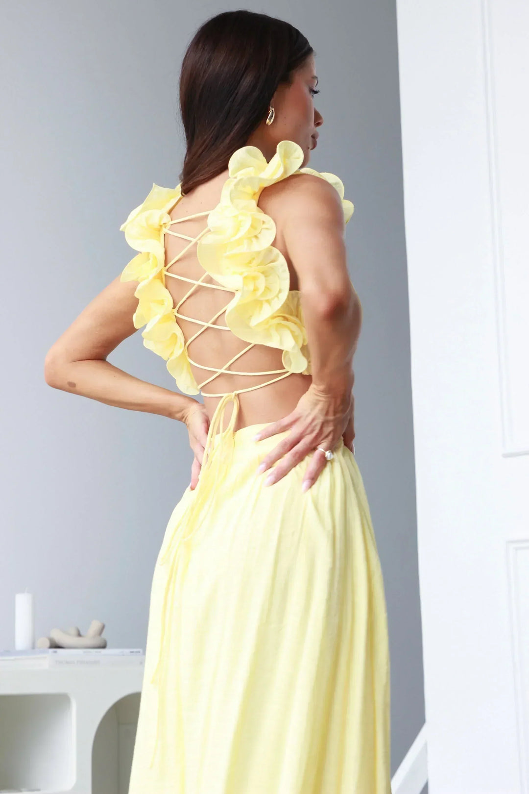 Vanessa - Robe maxi élégante dos nu