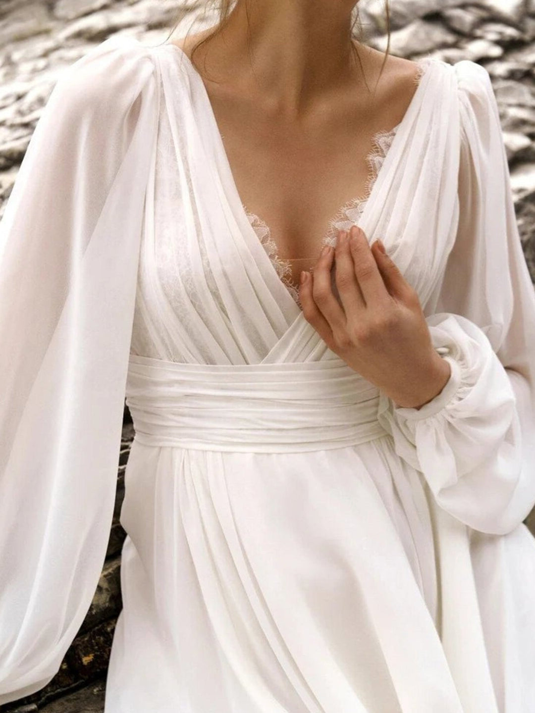 Zaira | Robe Maxi à Manches Longues Boho