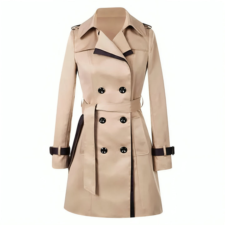 Manteau Trench Élégant pour Femmes avec Ceinture | Décontracté