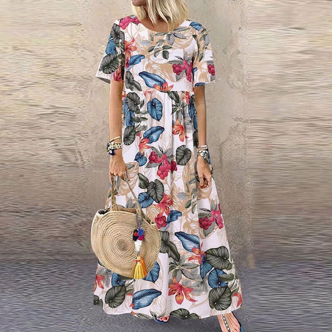 Bonnie - Robe maxi florale pour femmes