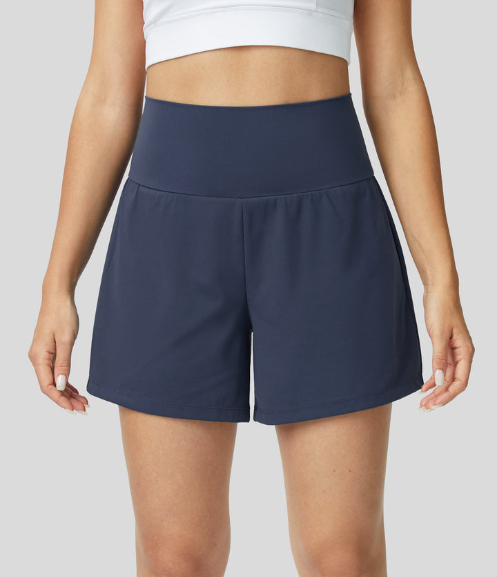 Jorvex | Shorts de Yoga 2-en-1 Flexibles pour Femmes Été