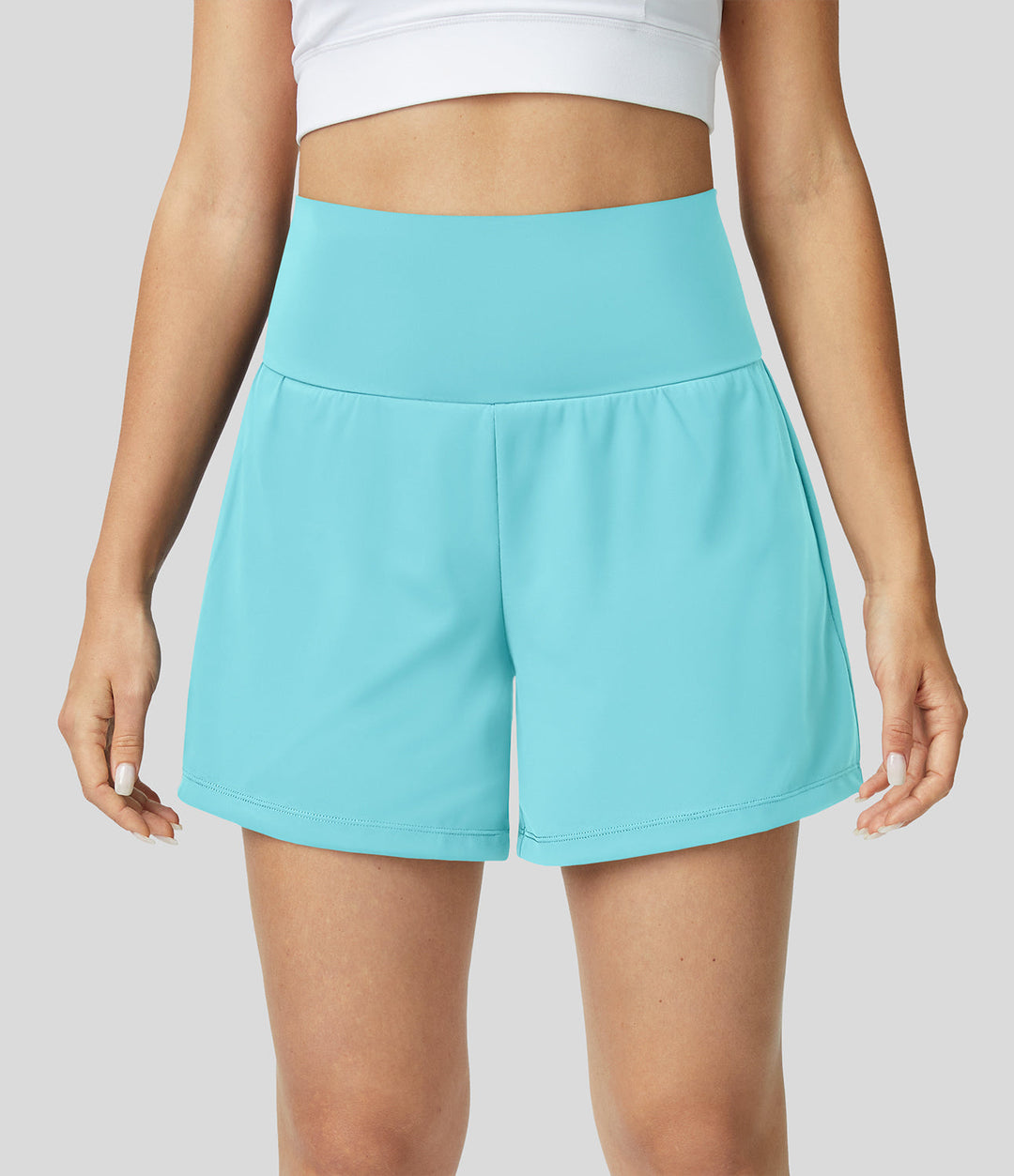Jorvex | Shorts de Yoga 2-en-1 Flexibles pour Femmes Été