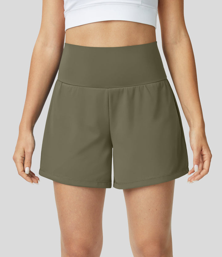 Jorvex | Shorts de Yoga 2-en-1 Flexibles pour Femmes Été