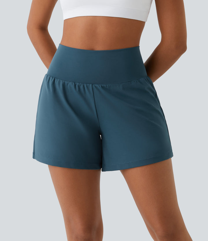 Jorvex | Shorts de Yoga 2-en-1 Flexibles pour Femmes Été