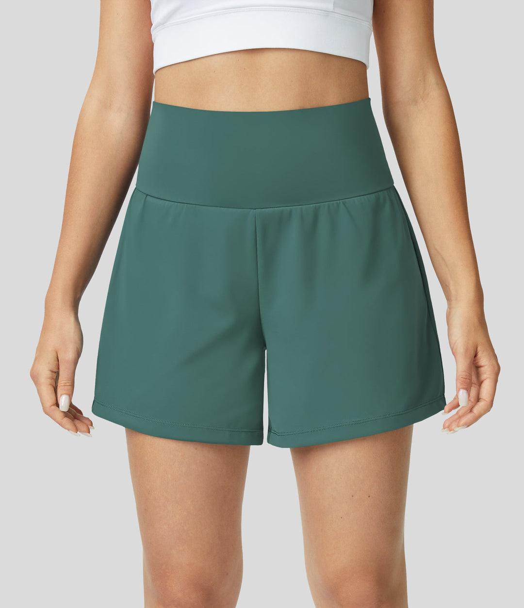 Jorvex | Shorts de Yoga 2-en-1 Flexibles pour Femmes Été