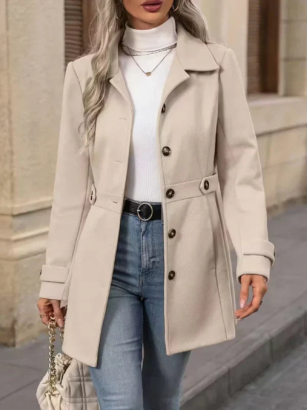 Hanna | Manteau d'hiver en tweed élégant pour femmes moderne