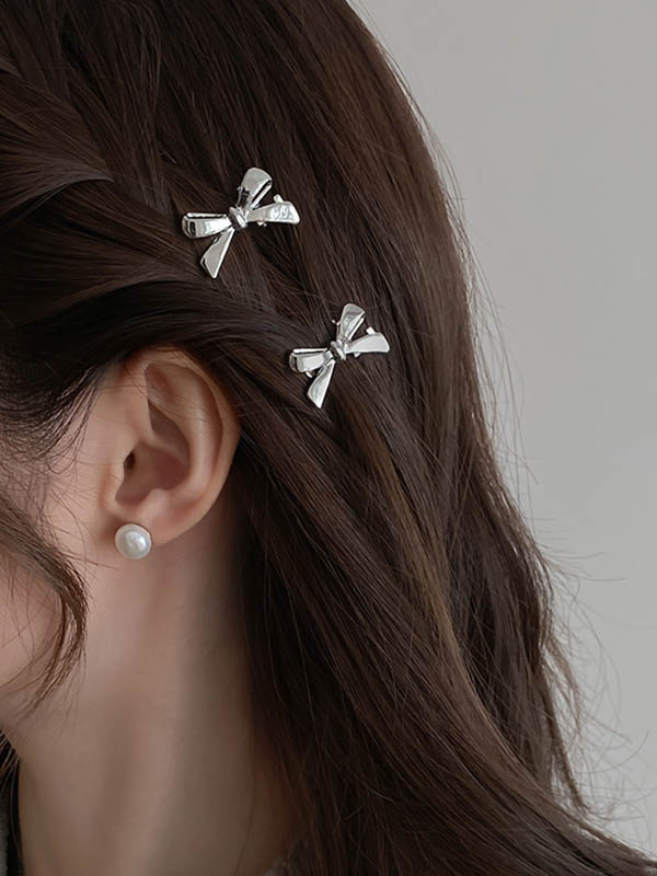 Pinces à cheveux à nœud