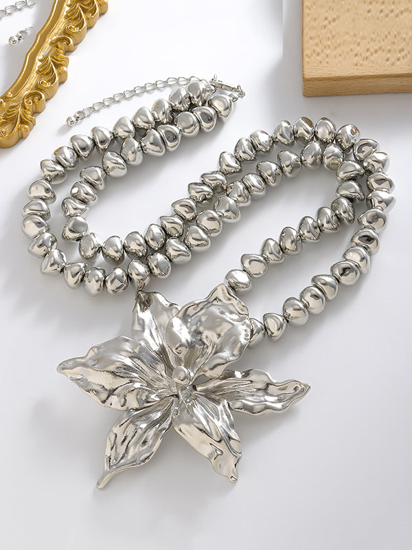 Collier en forme de fleur