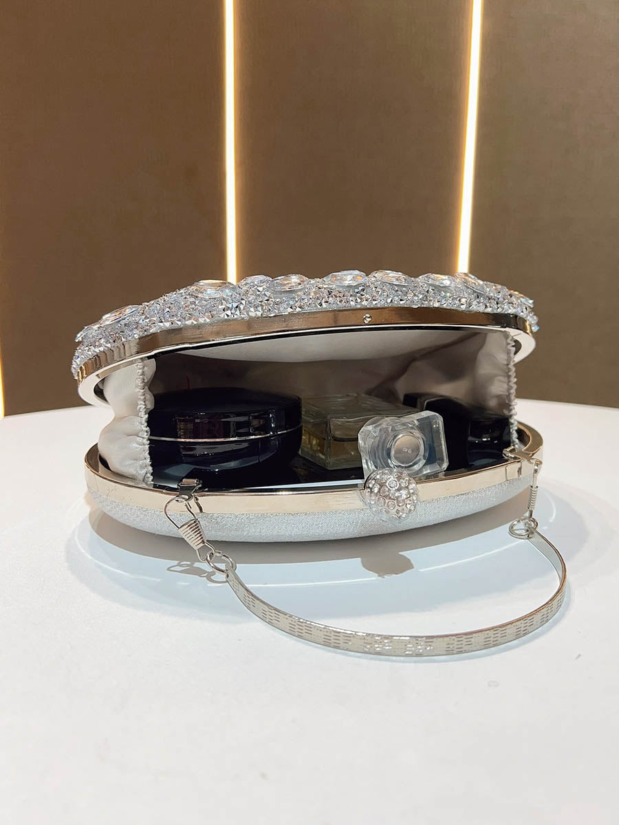 Sac à main à chaîne, à strass