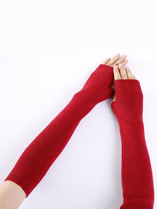Accessoires de manches tricotés 7 couleurs