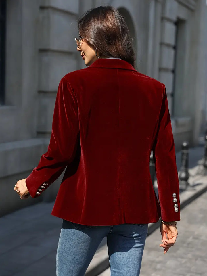 Bella | Blazer en velours doux et élégant pour femmes