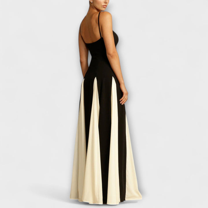 Ember - Robe maxi A-line classique avec détails en tulle