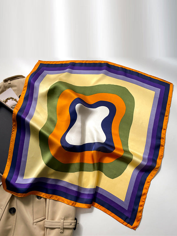 Écharpe anti-UV, couleur contrastée