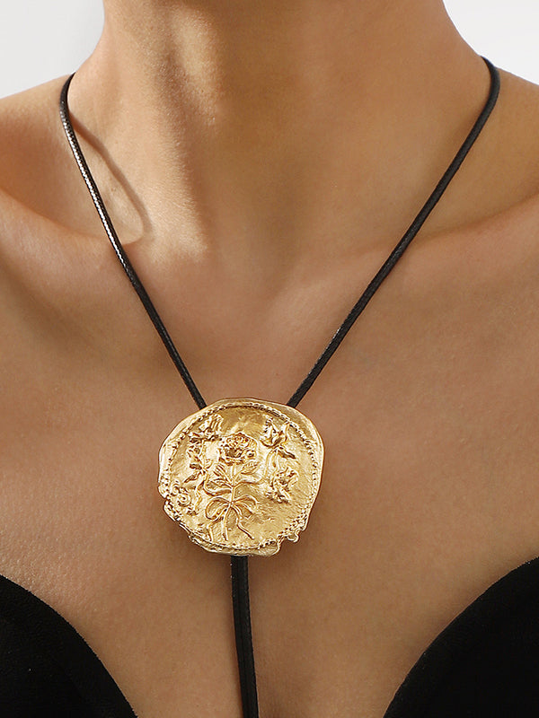 Collier réglable géométrique