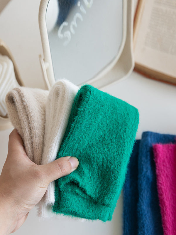 Accessoires de manchettes décontractés de couleur unie