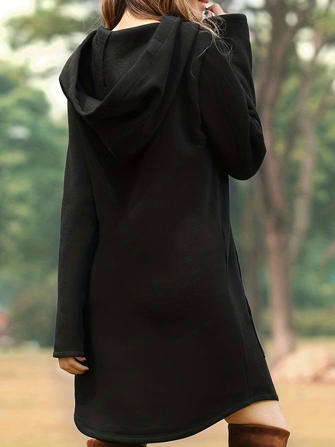 Robe à Capuche Longue pour Femmes | Décontractée