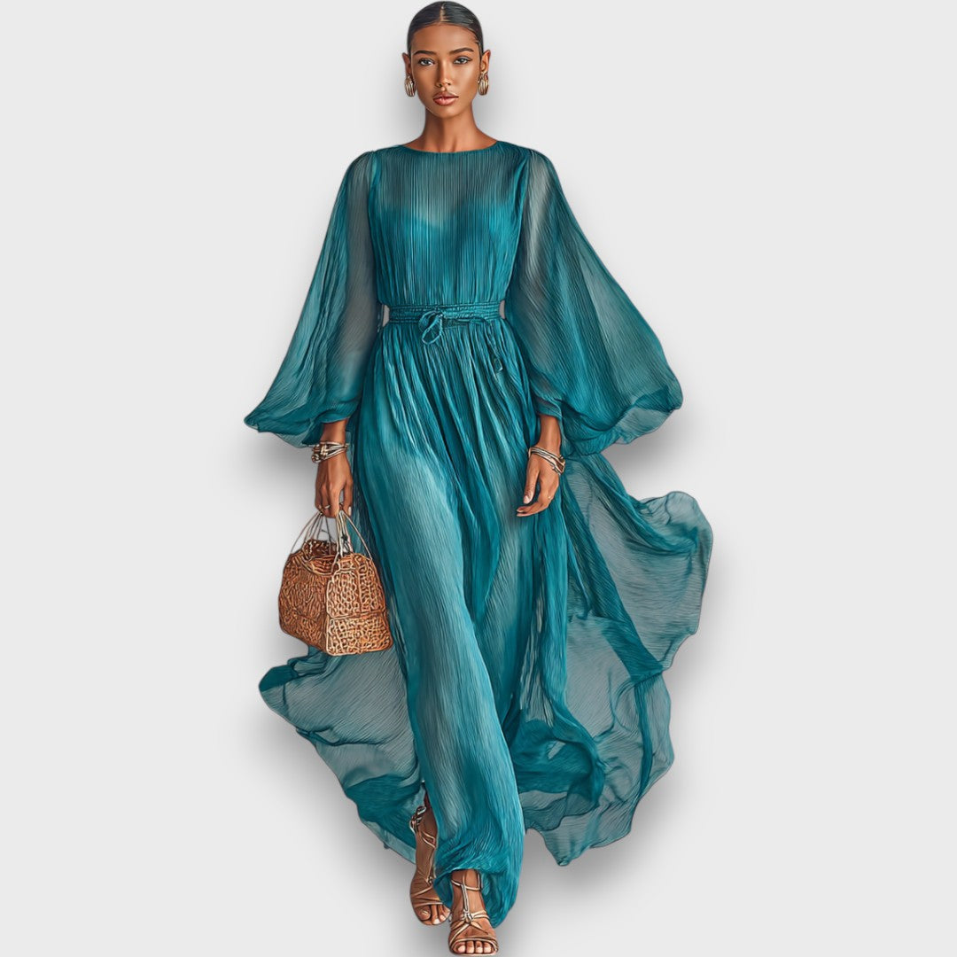 Elviana – Robe maxi en chiffon