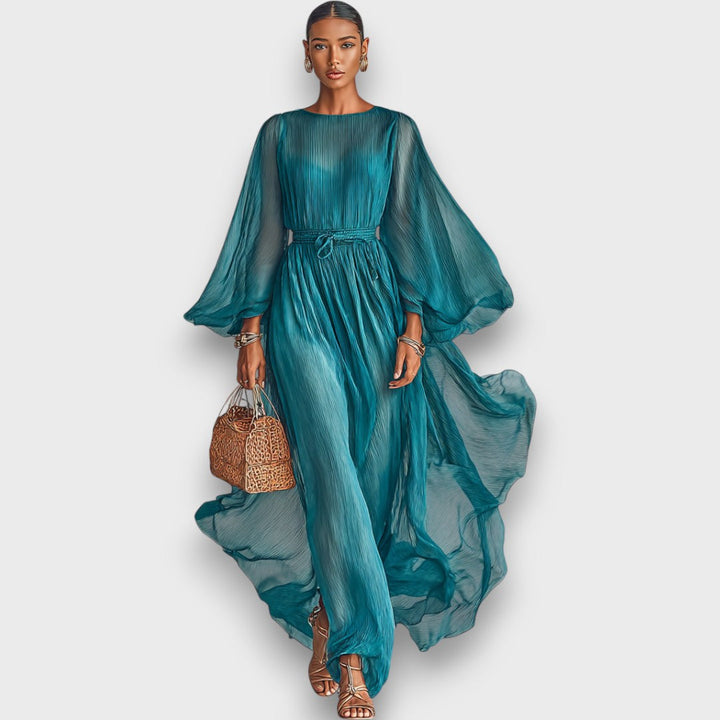 Elviana – Robe maxi en chiffon