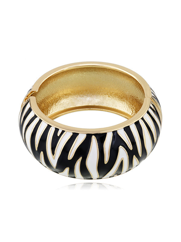 Accessoires pour bracelets géométriques à rayures zébrées