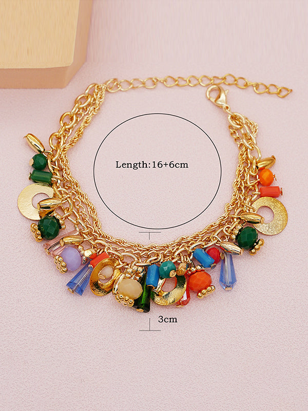Bracelet superposé à chaîne