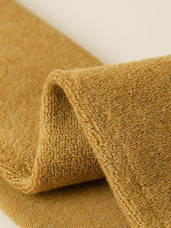 Jambières décontractées chaudes coupe près du corps, couleur unie