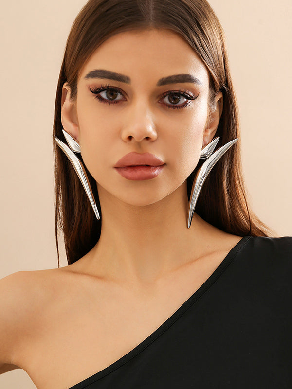 Boucles d'oreilles pendantes géométriques