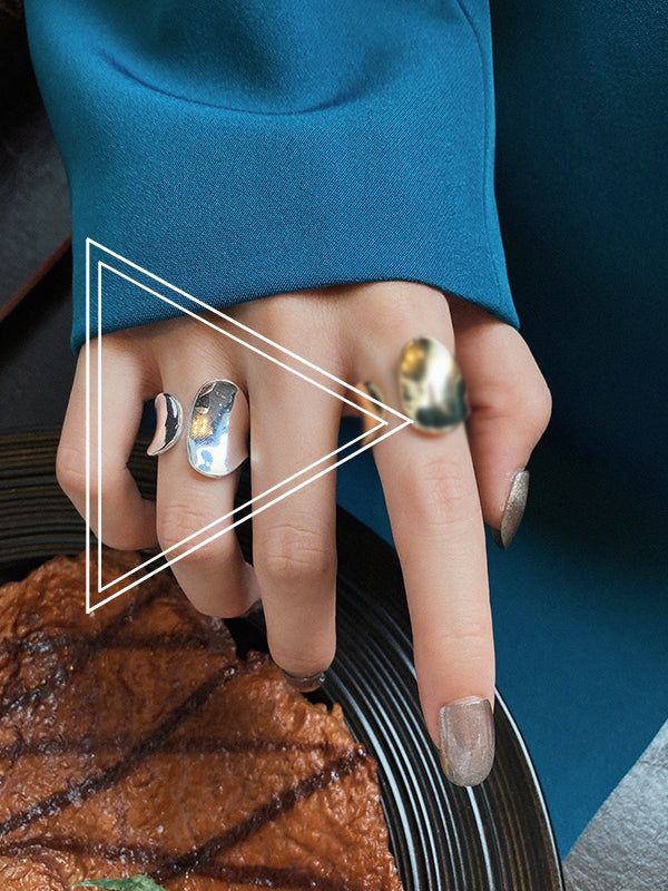 Bague géométrique