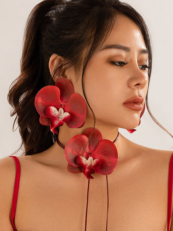 Collier en forme de fleur