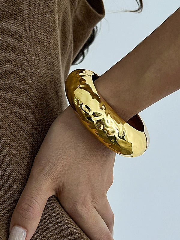 Bracelet géométrique couleur unie