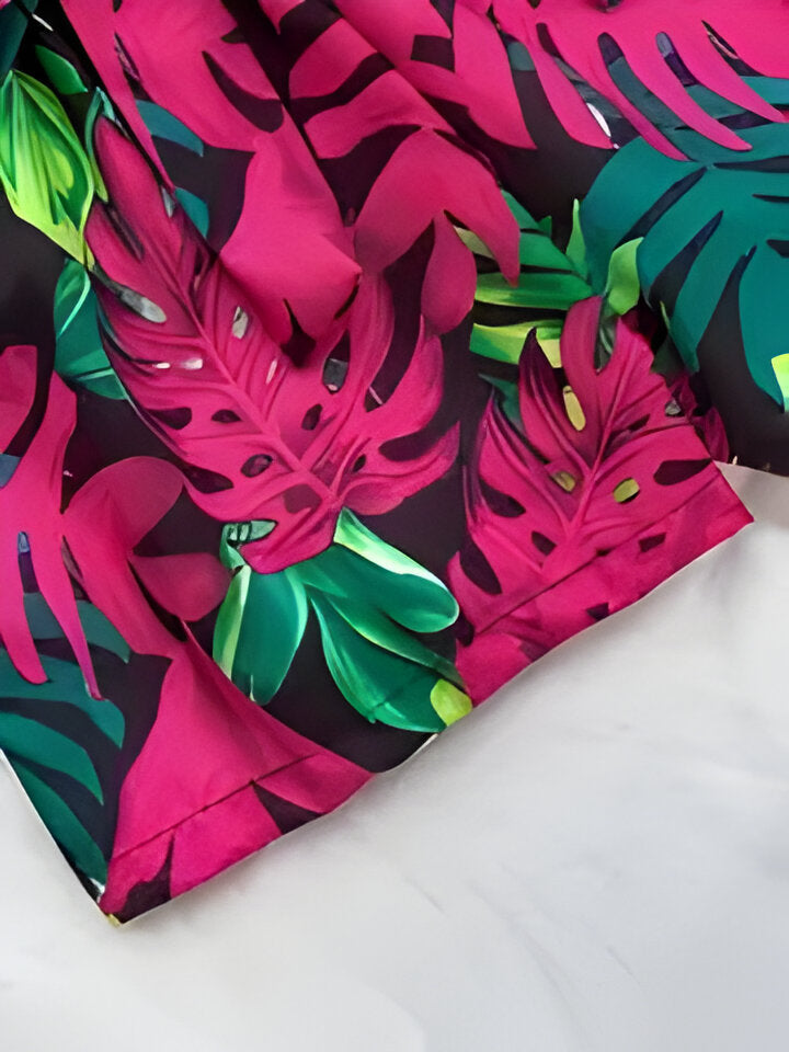 Ava | Ensemble de gilet et de shorts imprimé pour femmes en été
