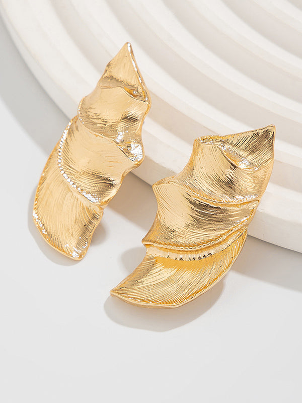 Boucles d'oreilles pendantes géométriques normcore