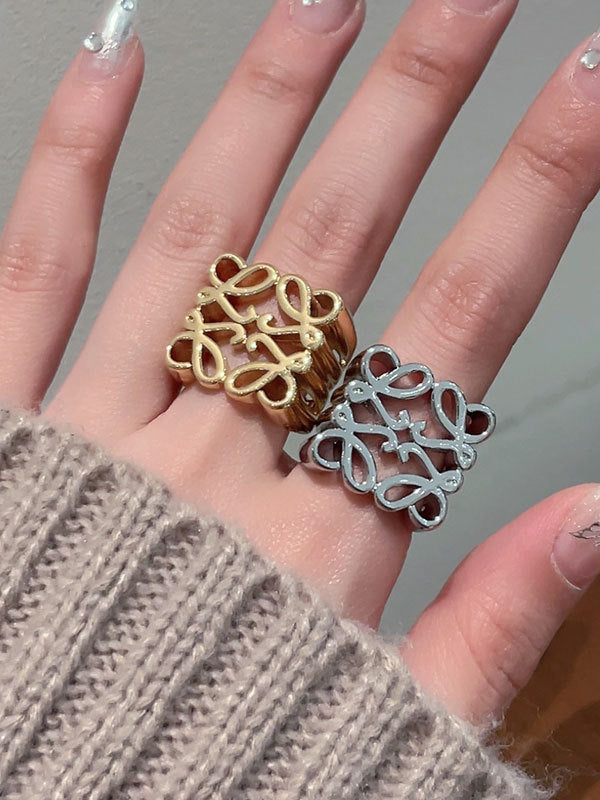 Bague géométrique
