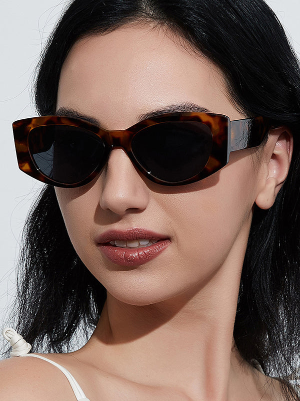 Lunettes de soleil géométriques anti-UV