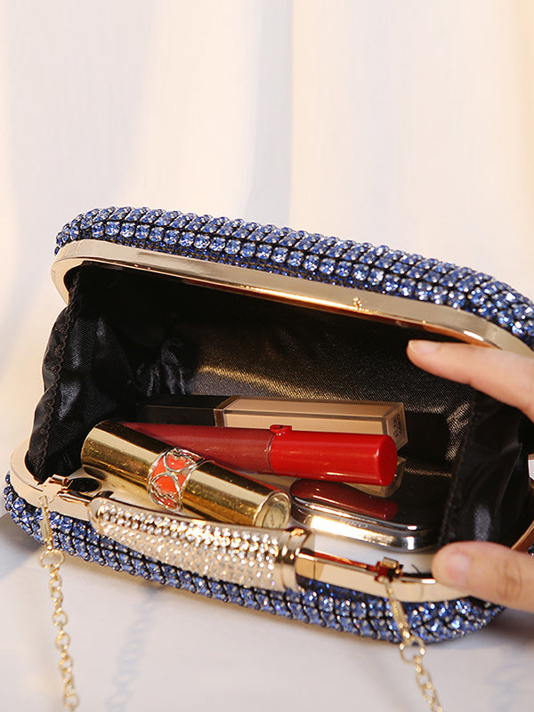 Sac à main à chaîne, à strass